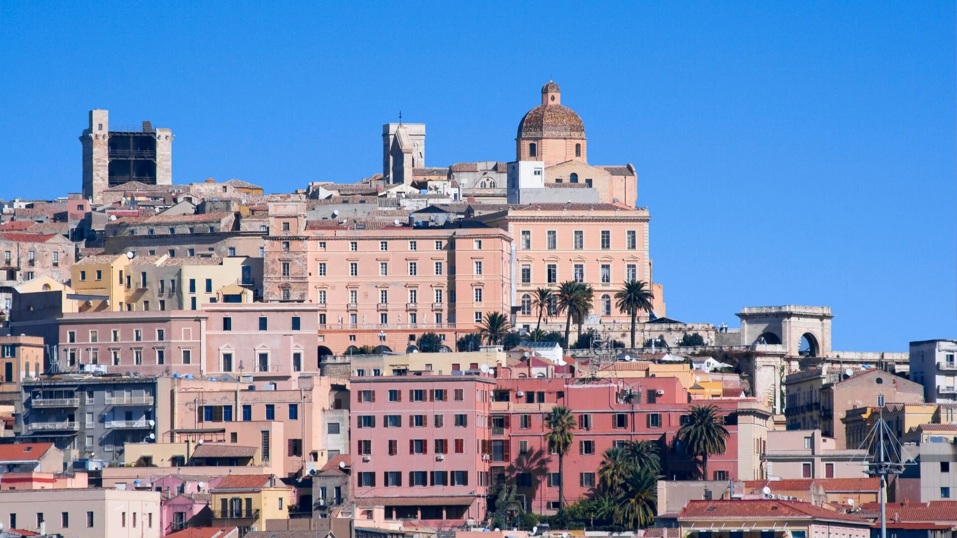Vista panoramica su Cagliari