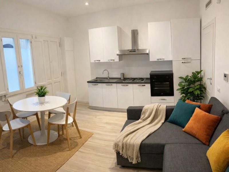 1. Salone e cucina open space