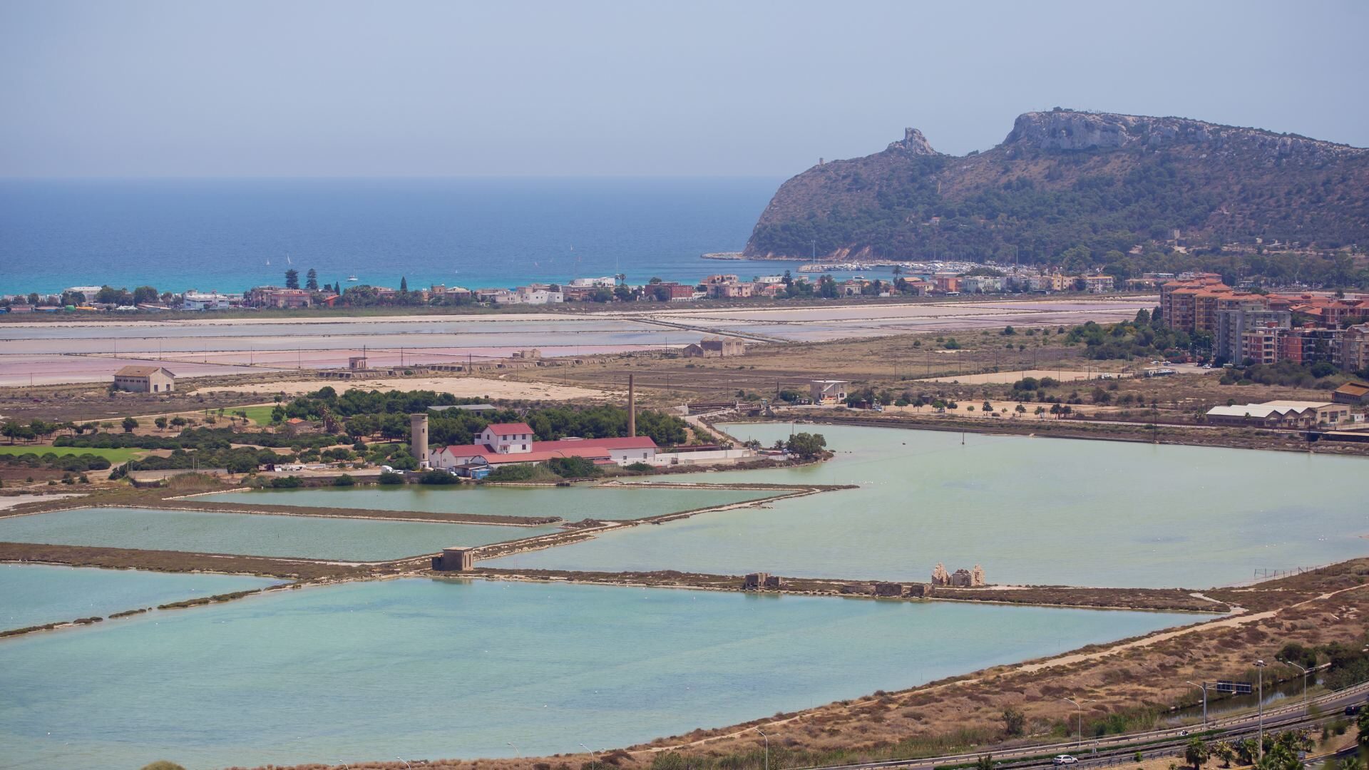 Parco di Molentargius-Saline dall'alto